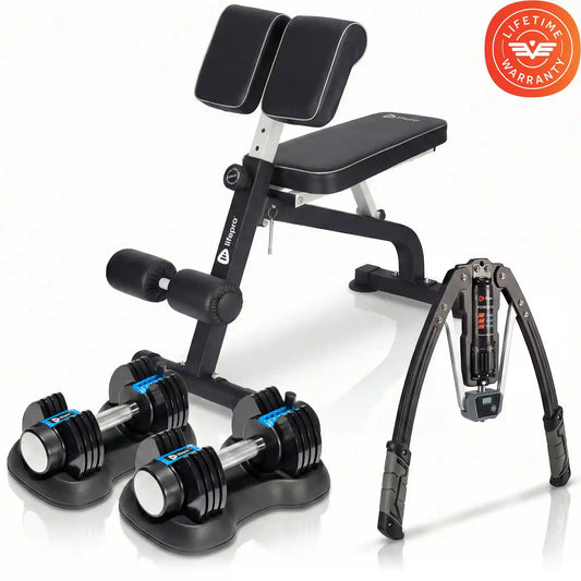 Home Gym Power Rack with Multi-Grip Pull-Up Bar