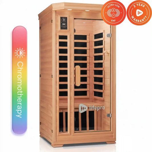 RejuvaCure™ Red Light Therapy Low EMF Infrared Sauna