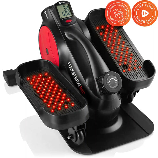 FlexStride Red Light Therapy Under Desk Elliptical